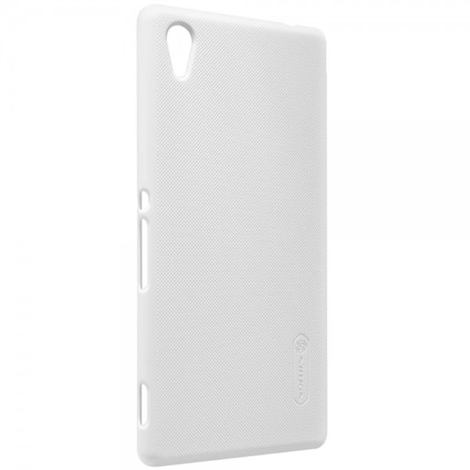 Nillkin - Sony Xperia M4 Aqua Hülle - Plastik Case - Super Frosted Shield Series - weiss