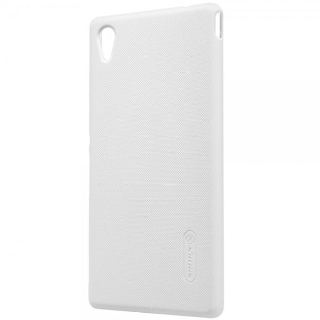 Nillkin - Sony Xperia M4 Aqua Hülle - Plastik Case - Super Frosted Shield Series - weiss
