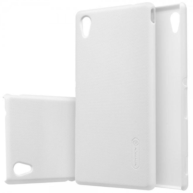 Nillkin - Sony Xperia M4 Aqua Hülle - Plastik Case - Super Frosted Shield Series - weiss