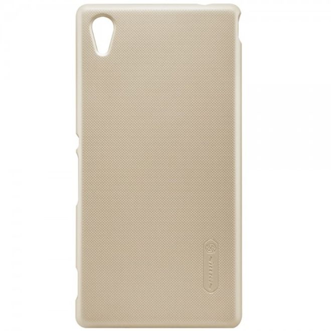 Nillkin - Sony Xperia M4 Aqua Hülle - Plastik Case - Super Frosted Shield Series - gold