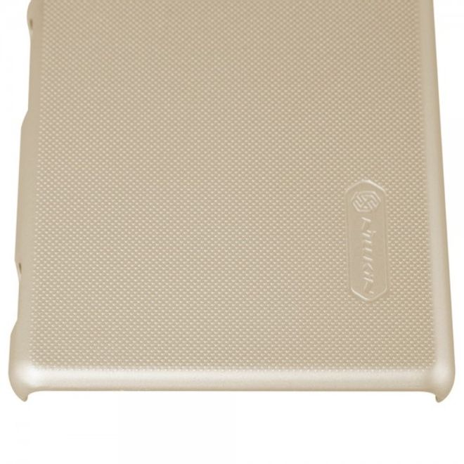 Nillkin - Sony Xperia M4 Aqua Hülle - Plastik Case - Super Frosted Shield Series - gold