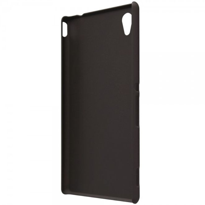 Nillkin - Sony Xperia M4 Aqua Hülle - Plastik Case - Super Frosted Shield Series - braun