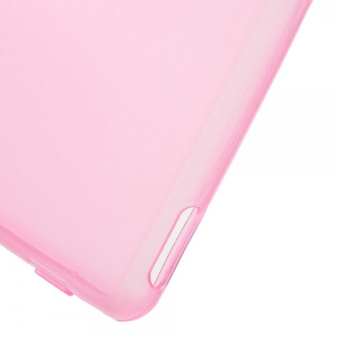 Sony Xperia M4 Aqua Elastisches, leicht glänzendes Plastik Case - rosa