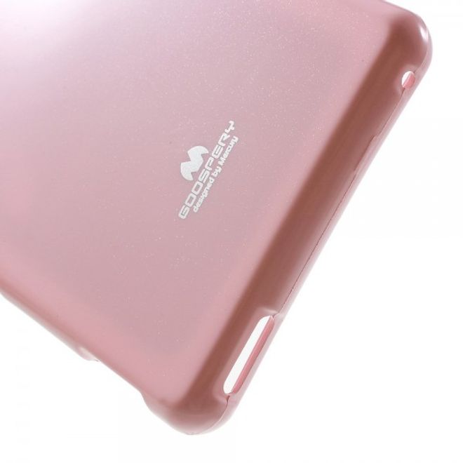 Goospery - Sony Xperia M4 Aqua Handy Hülle - TPU Soft Case - Pearl Jelly Series - rosa