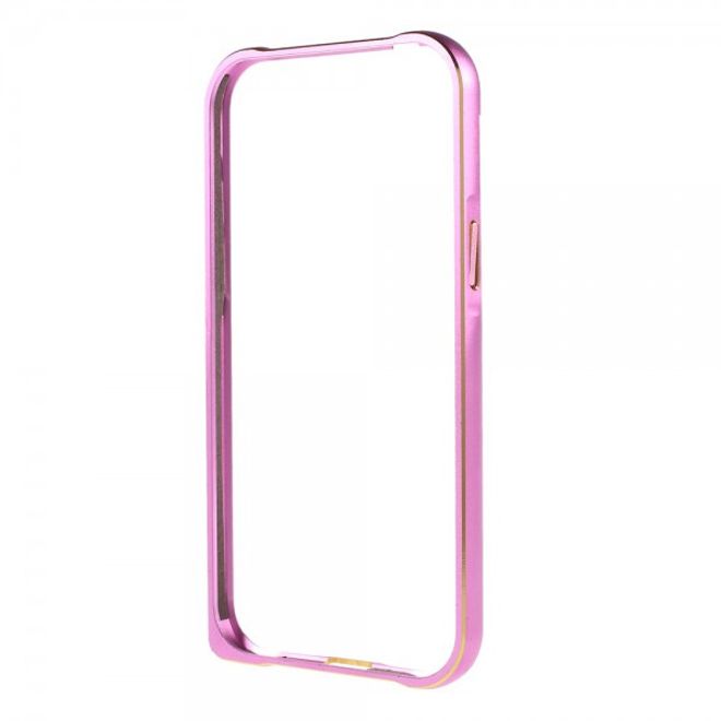 Samsung Galaxy J1 Passgenauer Metall Bumper - pink