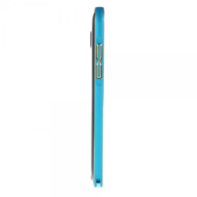 Samsung Galaxy J1 Passgenauer Metall Bumper - weiss