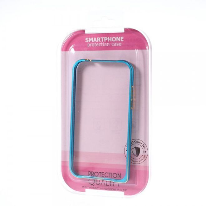 Samsung Galaxy J1 Passgenauer Metall Bumper - weiss