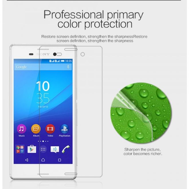 Sony Xperia M4 Aqua Schutzfolie mit Anti-Fingerabdruck Oberfläche von Nillkin