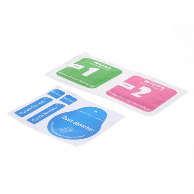 Galaxy S6 Edge Anti-Explosions Schutzfolie aus gehärtetem Glas (geht über den ganzen Bildschirm) - schwarz