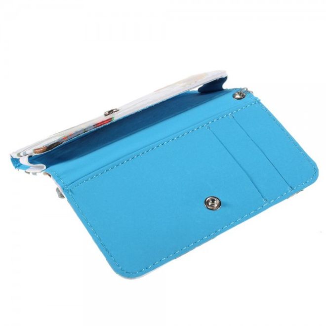Universelles Leder Case für Smartphones bis 12.6x6.2cm mit Reiter und Elefant