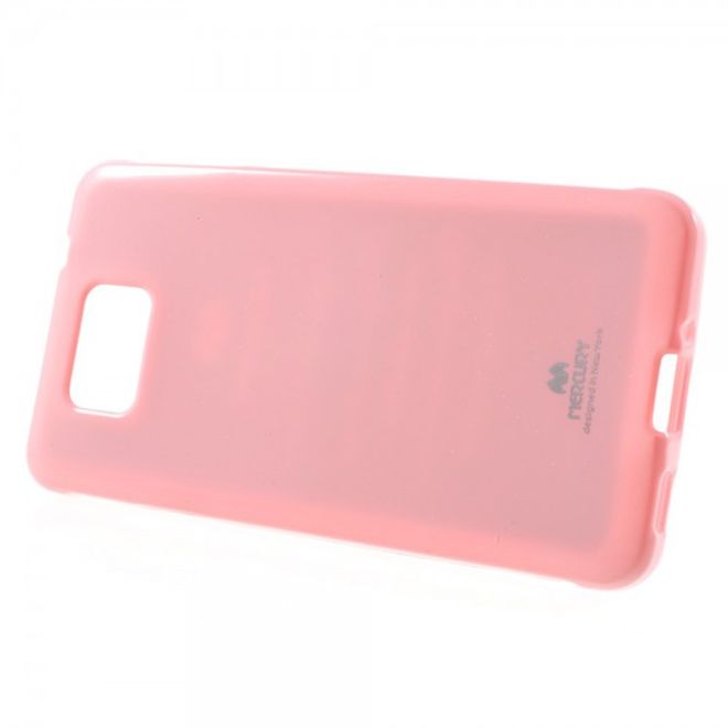 Samsung Galaxy Alpha Newsets Mercury Elastisches, leicht glänzendes Plastik Case - pink