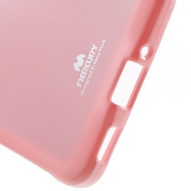 Samsung Galaxy Alpha Newsets Mercury Elastisches, leicht glänzendes Plastik Case - pink