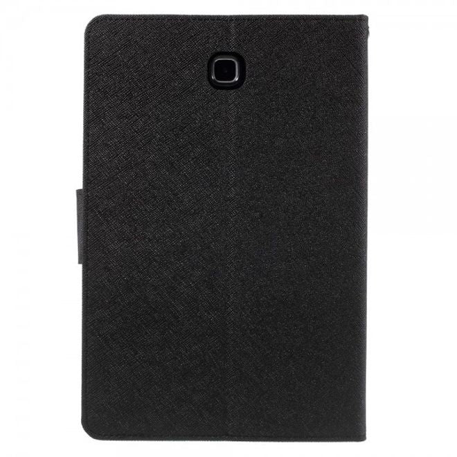 Goospery - Samsung Galaxy Tab A 8.0 (T350) Hülle - Tablet Bookcover - Fancy Diary Series - schwarz