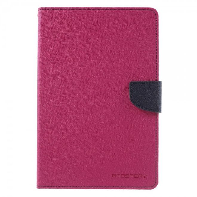 Goospery - Samsung Galaxy Tab A 8.0 (T350) Hülle - Tablet Bookcover - Fancy Diary Series - pink/navy