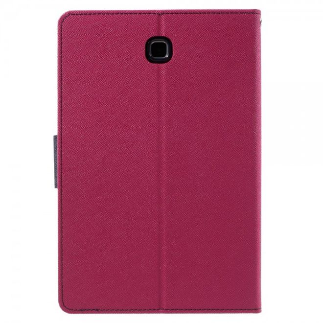 Goospery - Samsung Galaxy Tab A 8.0 (T350) Hülle - Tablet Bookcover - Fancy Diary Series - pink/navy