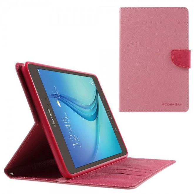 Goospery - Samsung Galaxy Tab A 8.0 (T350) Hülle - Tablet Bookcover - Fancy Diary Series - rosa/pink