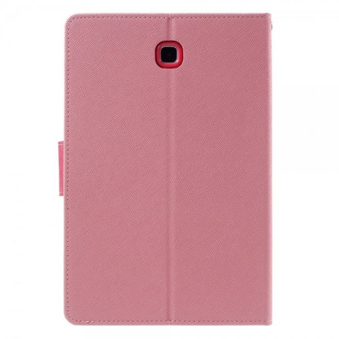 Goospery - Samsung Galaxy Tab A 8.0 (T350) Hülle - Tablet Bookcover - Fancy Diary Series - rosa/pink