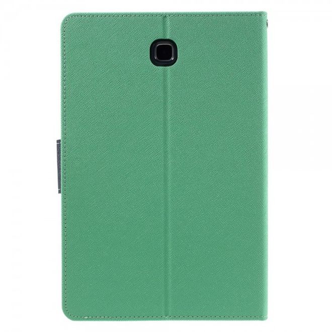 Goospery - Samsung Galaxy Tab A 8.0 (T350) Hülle - Tablet Bookcover - Fancy Diary Series - mint/navy