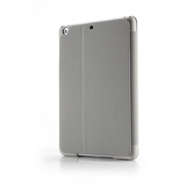 iPad Mini 1/2/3 Amorus Trendiges Leder Smart Case mit Wake-Up Funktion - grau