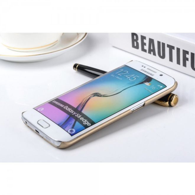 Galaxy S6 Edge Faltbares Leder Case mit Standfunktion - gold