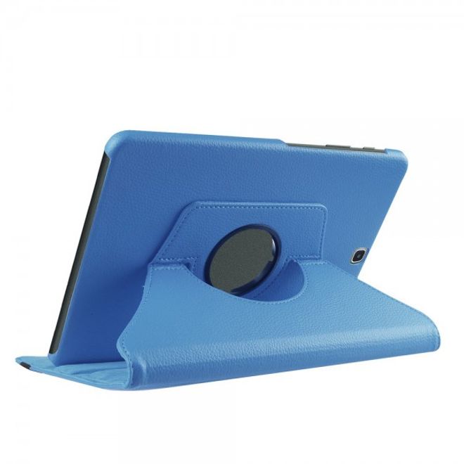 Samsung Galaxy Tab S2 9.7 Rotierbares Leder Case mit Litchitextur - hellblau