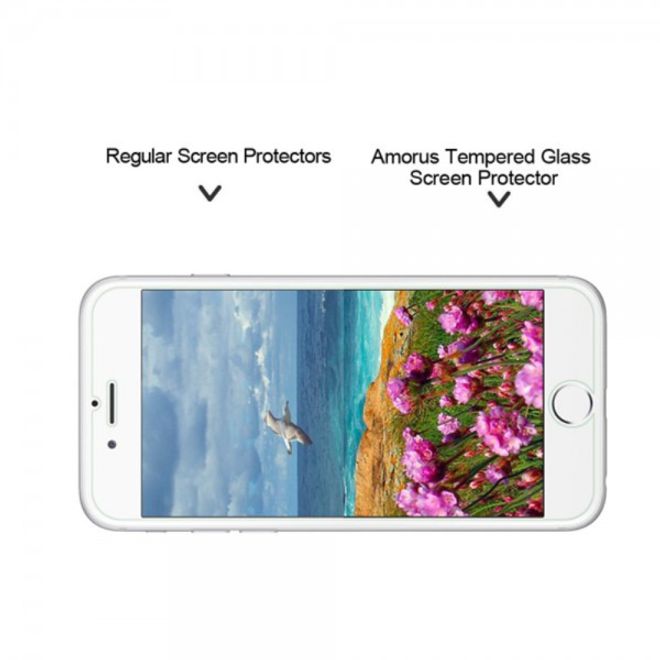 iPhone 6/6S Anti-Explosions Schutzfolie aus gehärtetem Glas von Amorus