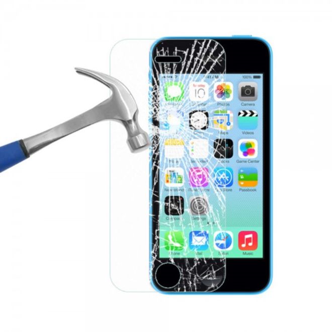 iPhone 5C Schutzfolie aus gehärtetem Glas von Amorus