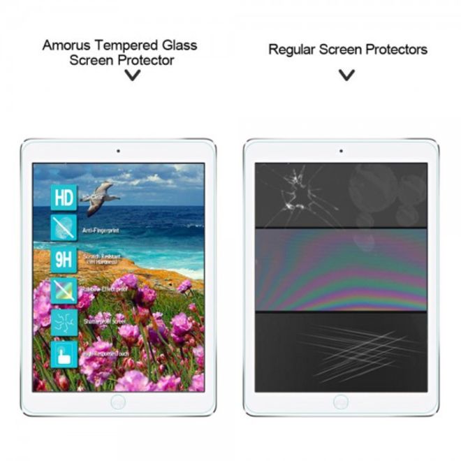 iPad Air Anti-Explosions Schutzfolie aus gehärtetem Glas von Amorus