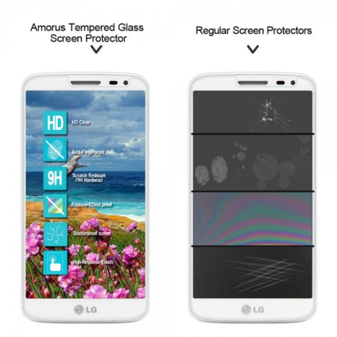LG G2 Mini Schutzfolie aus gehärtetem Glas von Amorus