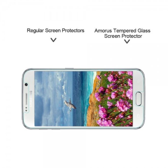 Samsung Galaxy S6 Schutzfolie aus gehärtetem Glas von Amorus