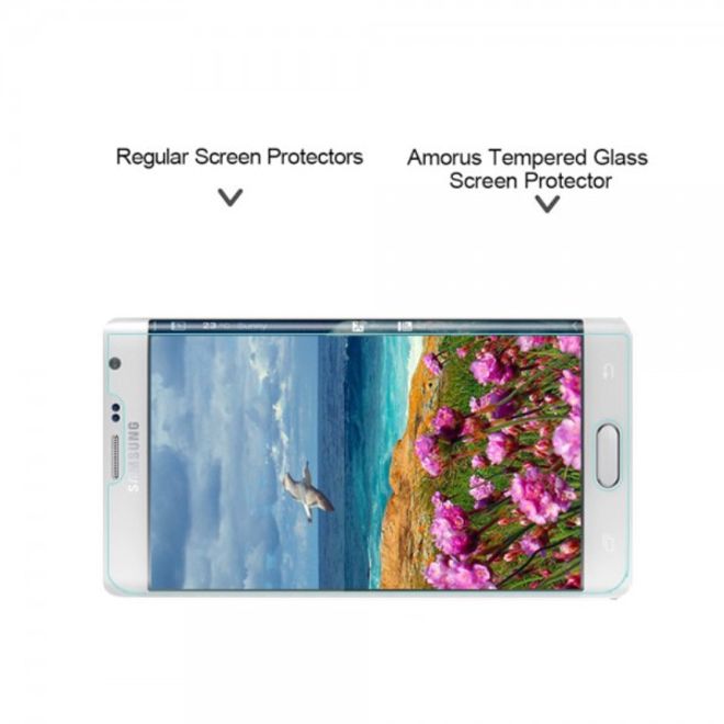 Samsung Galaxy Note Edge Schutzfolie aus gehärtetem Glas von Amorus