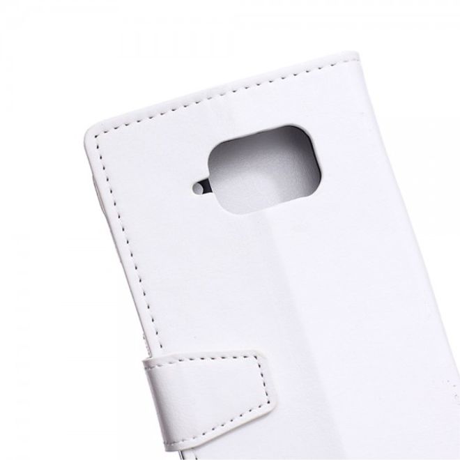 Samsung Galaxy S6 Active Crazy Horse Leder Case - weiss