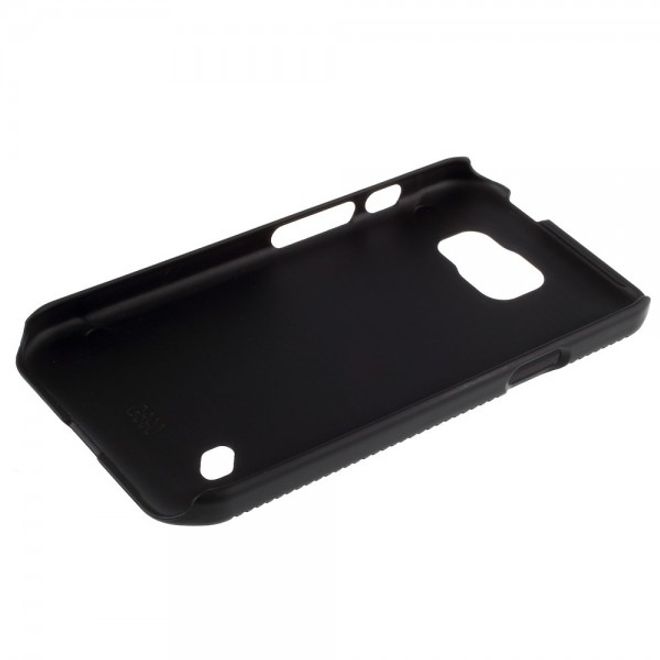 Samsung Galaxy S6 Active Gummiertes, robustes Hart Plastik Case mit Gurthalterung