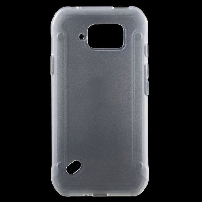 Samsung Galaxy S6 Active Elastisches, leicht glänzendes Plastik Case - transparent