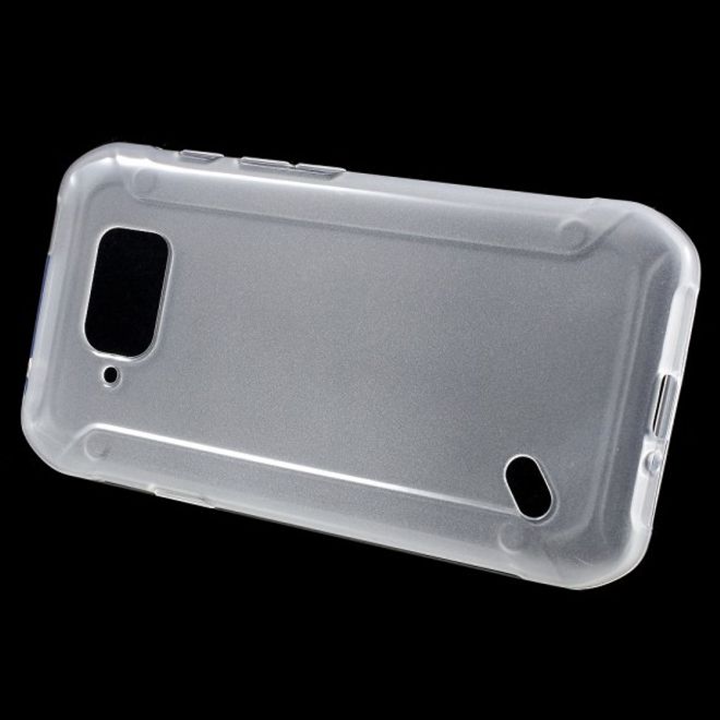 Samsung Galaxy S6 Active Elastisches, leicht glänzendes Plastik Case - transparent