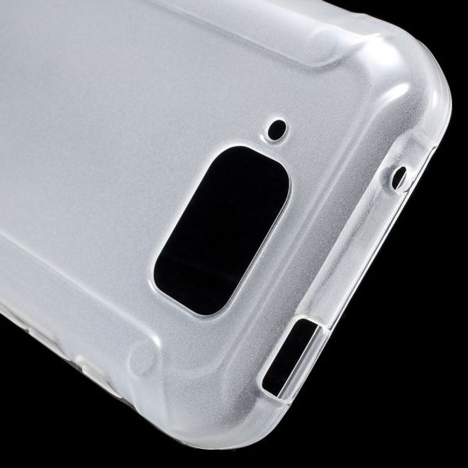 Samsung Galaxy S6 Active Elastisches, leicht glänzendes Plastik Case - transparent