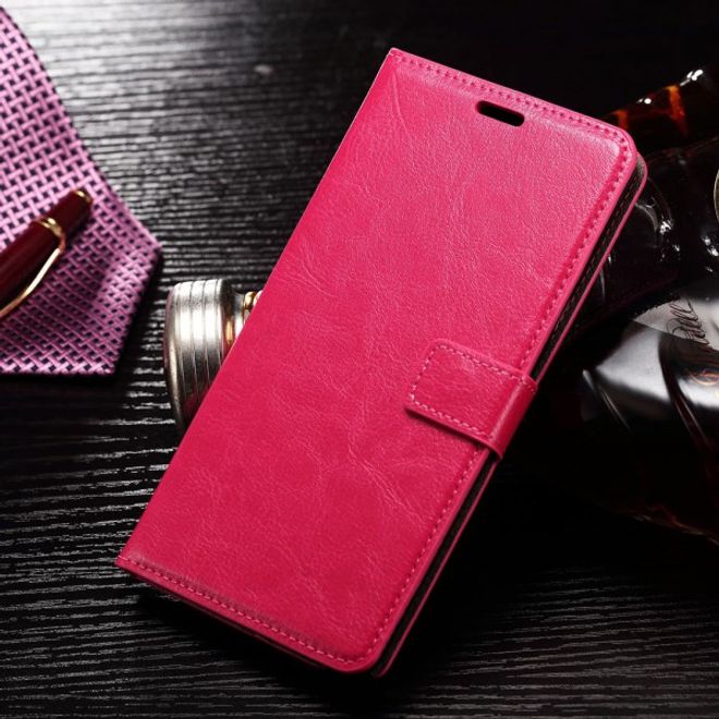 Samsung Galaxy Note 5 Elegantes Leder Case mit Standfunktion - rosa