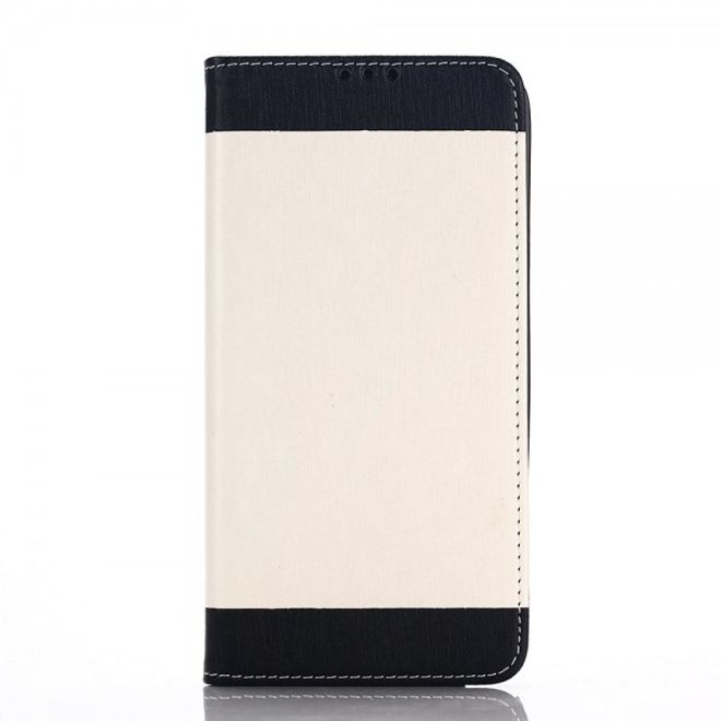 Samsung Galaxy Note 5 Leder Case mit seidenartiger Oberfläche - weiss