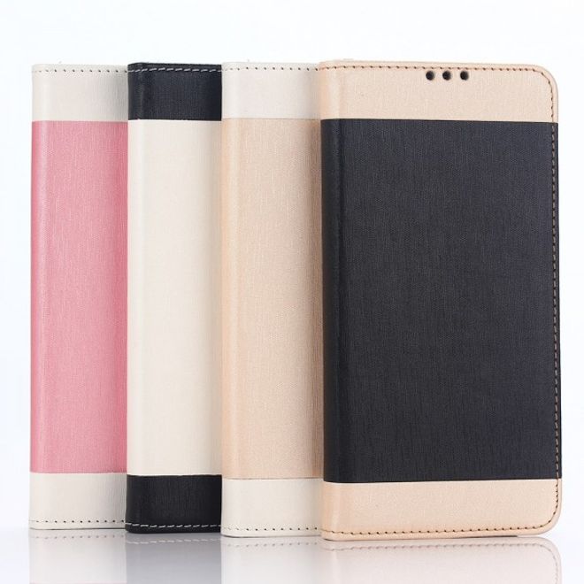 Samsung Galaxy Note 5 Leder Case mit seidenartiger Oberfläche - pink