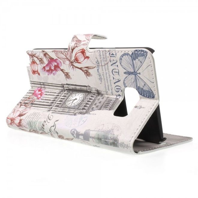 Samsung Galaxy Note 5 Leder Case mit Big Ben retro-style