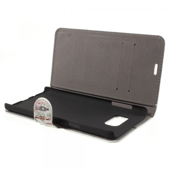 Samsung Galaxy Note 5 Leder Case mit Big Ben retro-style