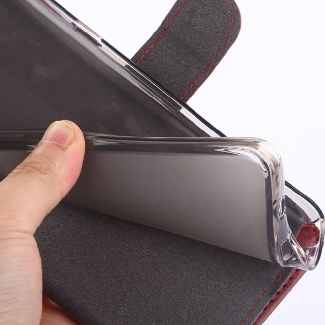 Samsung Galaxy Note 5 Elegantes Crazy Horse Leder Case - braun