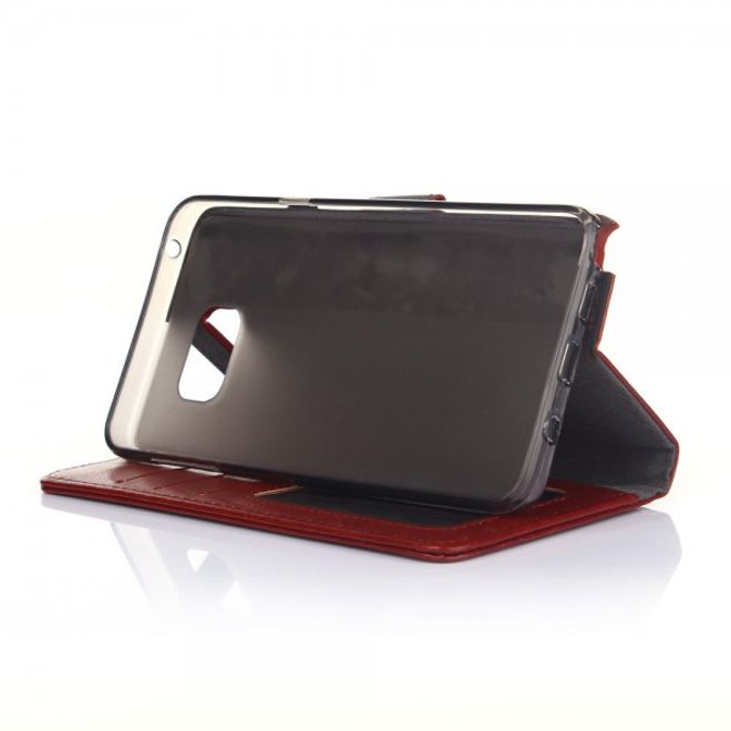 Samsung Galaxy Note 5 Elegantes Crazy Horse Leder Case - braun