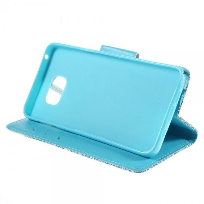 Samsung Galaxy Note 5 Leder Case mit wunderschönem Elefanten