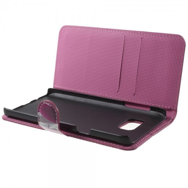 Samsung Galaxy Note 5 Leder Case mit Lotus Blumen