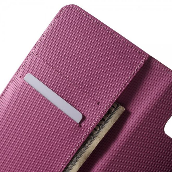 Samsung Galaxy Note 5 Leder Case mit geometrischem Muster