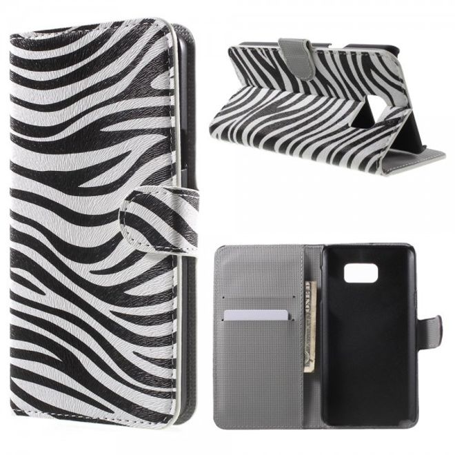 Samsung Galaxy Note 5 Leder Case mit Zebrastreifen