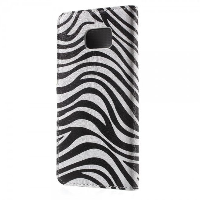 Samsung Galaxy Note 5 Leder Case mit Zebrastreifen