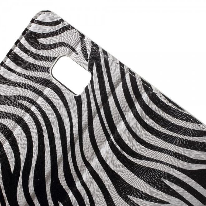 Samsung Galaxy Note 5 Leder Case mit Zebrastreifen