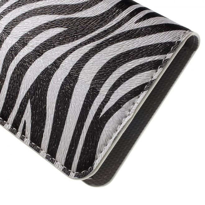 Samsung Galaxy Note 5 Leder Case mit Zebrastreifen